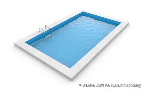 7,0 x 3,5 x 1,5 m Rechteckpool Rechteckbecken Pool
