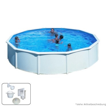 Pool 4,60 x 1,20 m STARK1 Plus Breiter Handlauf
