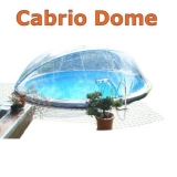 3,60 m Poolabdeckung Cabrio-Dome Breiter Handlauf