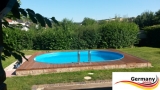 Alu Schwimmbecken 5,3 x 3,2 x 1,25 Komplettset