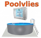 Edelstahlpool 600 x 125 cm Komplettset